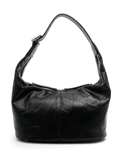 Coccinelle Leather Shoulder Bag In Black