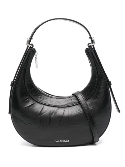 Coccinelle Leather Shoulder Bag In Black