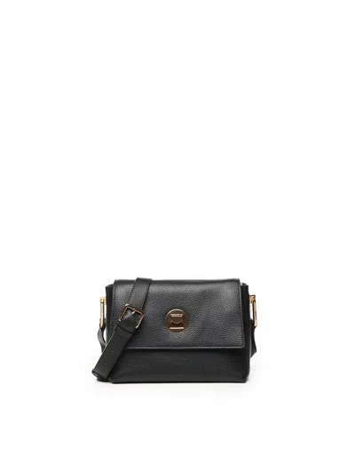 Coccinelle Leather Shoulder Bag In Black