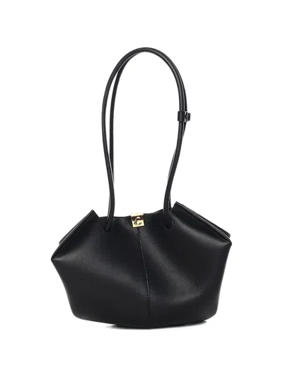 Coccinelle Leather Shoulder Bag In Black