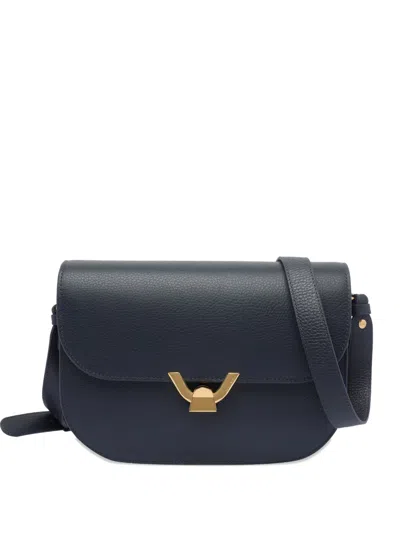 Coccinelle Leather Shoulder Bag In Blue