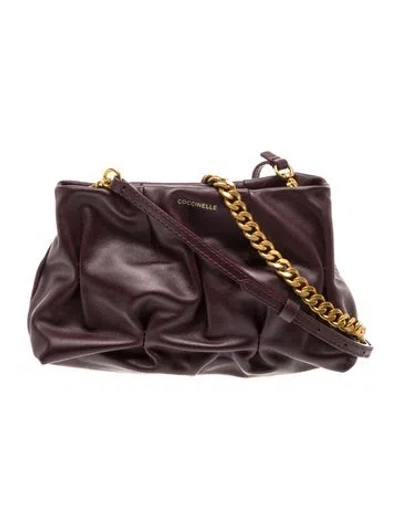 Pre-owned Coccinelle Leather Shoulder Bag In Brown