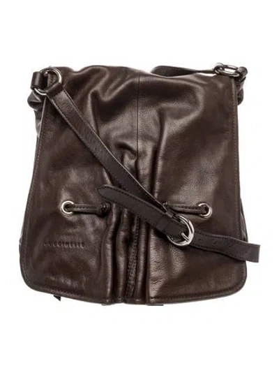 Pre-owned Coccinelle Leather Shoulder Bag In Brown