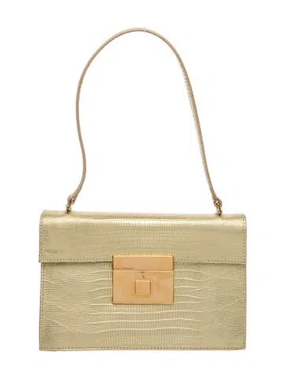 Pre-owned Coccinelle Leather Shoulder Bag In Green