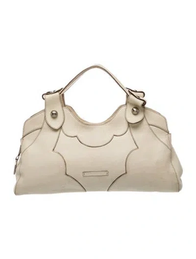 Pre-owned Coccinelle Leather Shoulder Bag In Neutrals