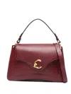 Coccinelle Cherry C-me Medium Satchel In Red