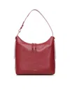 Coccinelle Leather Shoulder Bag In Red