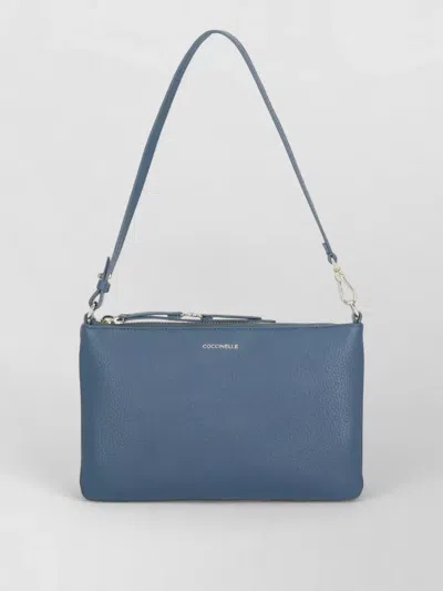 COCCINELLE LEATHER SHOULDER BAG REMOVABLE HANDLE STRAP
