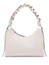 Coccinelle Medium Boheme Shoulder Bag In White