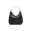 Coccinelle Malory Grained-leather Shoulder Bag In Black