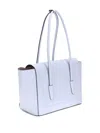 Coccinelle Leather Tote Bag In White