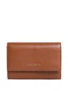 Coccinelle Metallic Soft Accessories In Brown