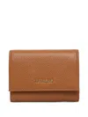 Coccinelle Metallic Soft Wallet In Brown