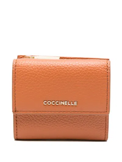 Coccinelle Leather Wallet In Brown