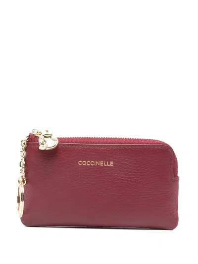 Coccinelle Leather Wallet In Red