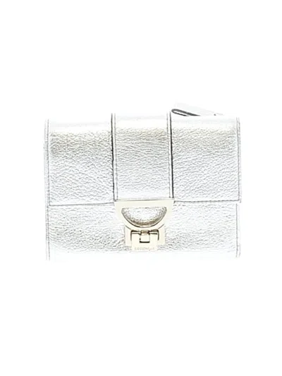 Pre-owned Coccinelle Leather Wallet In Silver
