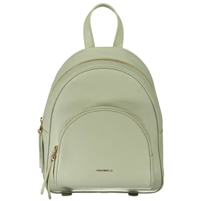 Coccinelle Leather Women's Backpack In Green