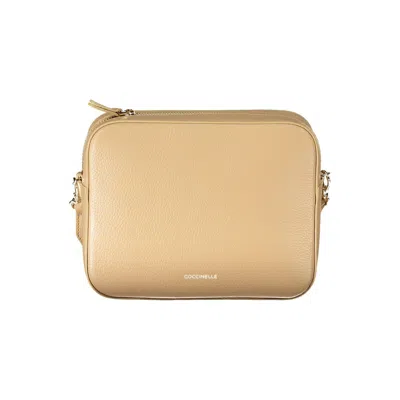 Coccinelle Leather Women's Handbag In Sand
