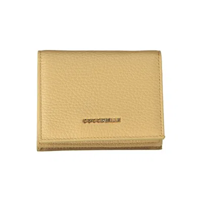 Coccinelle Leather Women's Wallet In Beige