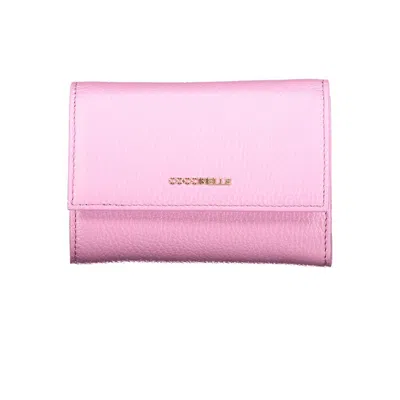 Coccinelle Leather Women's Wallet In Purple