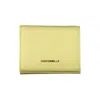 Coccinelle Yellow Leather Wallet In Yellow