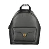 Coccinelle Minimalist Zip-closure Backpack With External Pocket In Black