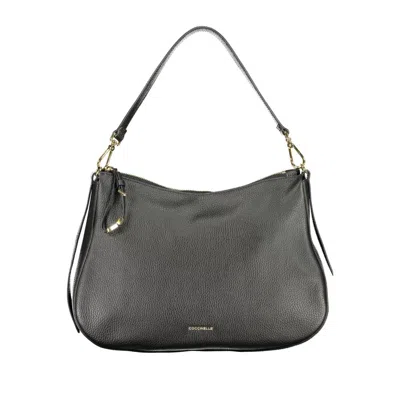 Coccinelle Leather Shoulder Bag In Black