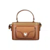 Coccinelle Leather Women Women's Handbag In Brown
