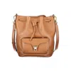 Coccinelle Leather Women Women's Handbag In Brown