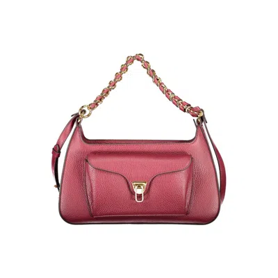 Coccinelle Leather Women Women's Handbag In Purple