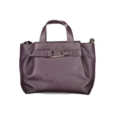Coccinelle Leather Women Women's Handbag In Purple