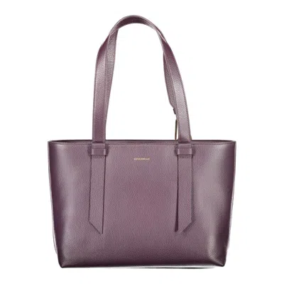 Coccinelle Leather Women Women's Handbag In Purple