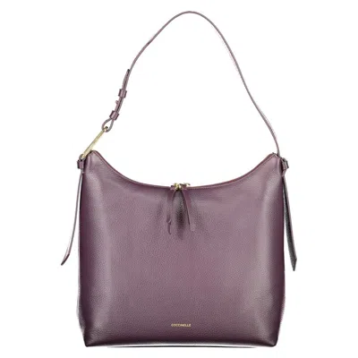 Coccinelle Leather Women Women's Handbag In Purple