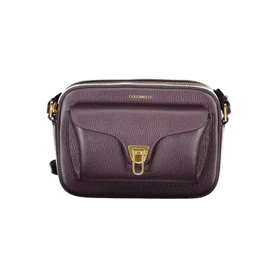 Coccinelle Leather Women Women's Handbag In Purple