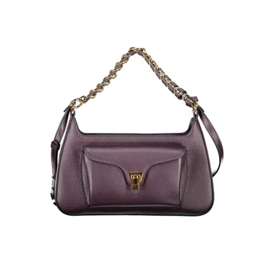 Coccinelle Leather Women Women's Handbag In Purple