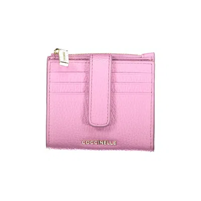 Coccinelle Leather Wallet In Purple