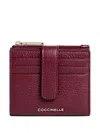 Coccinelle Leather Zip-fastening Wallet In Red