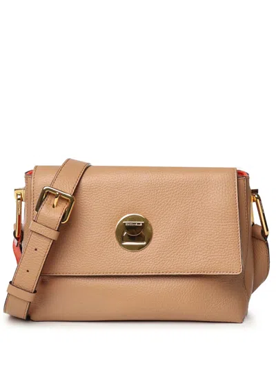 Coccinelle Liya Cross Body Bag In Neutral