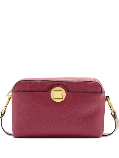 Coccinelle Liya Metal Shoulder Bag In Red