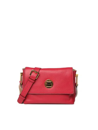 Coccinelle Liya Red Leather Shoulder Bag