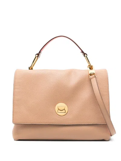 Coccinelle Liya Tote Bag In Neutrals