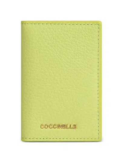 Coccinelle Logo-appeliqué Wallet In Green