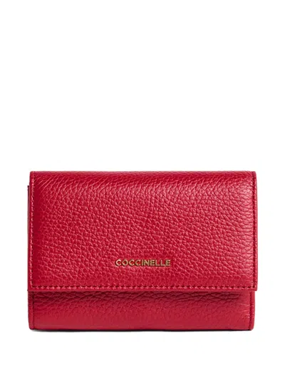 Coccinelle Logo-detail Wallet In Red