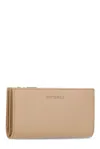 Coccinelle Metallic Soft Wallet In Beige