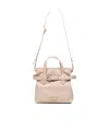 Coccinelle Bucket Bag With Buckle In Nude
