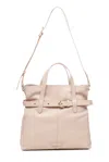 Coccinelle Bucket Bag With Buckle In Rosette