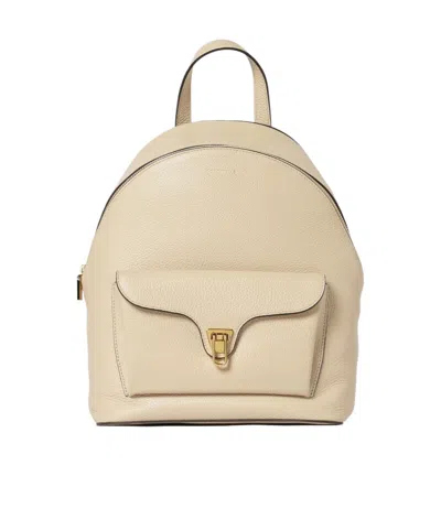 COCCINELLE COCCINELLE LOGO PRINTED BACKPACK