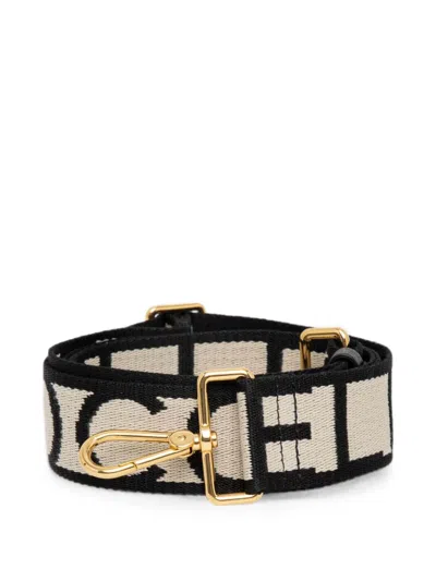 Coccinelle Logo Shoulder Strap In Neutral