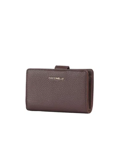 Coccinelle Logo Wallet In Brown