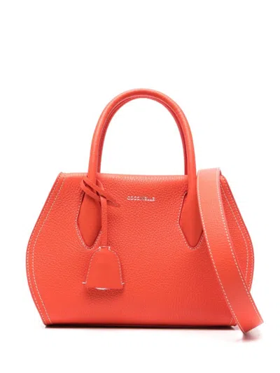 Coccinelle Small Lord Tote Bag In Red